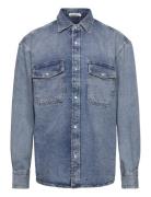 Os Denim Shirt GANT Blue