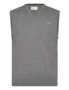 Classic Cotton Slipover GANT Grey