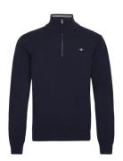 Superfine Lambswool Half Zip GANT Navy