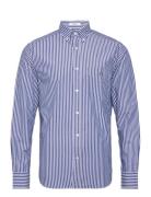 Reg Classic Poplin Stripe Shirt GANT Blue