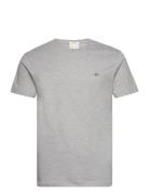 Slim Shield Ss T-Shirt GANT Grey