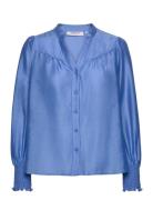 Mschkaliko Romina Shirt MSCH Copenhagen Blue