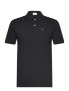 Toke Basic Badge Polo - Gots/Vegan Knowledge Cotton Apparel Black