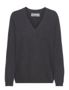 Mmarlie Cashmere V-Neck Knit MOS MOSH Black