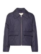 Quilted Collared Jacket GANT Navy