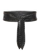 Markala Mix Studs Leather Belt Dante6 Black