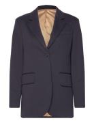 Reg Jersey Blazer GANT Blue