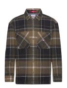 Tjm Brushed Check Overshirt Tommy Jeans Brown