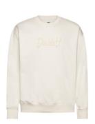 Noel Aa Script Embroidery Sweatshir Double A By Wood Wood White