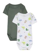 Nbmbody 2P Ss Wild Lime Dino Noos Name It Patterned