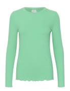 Kadrew Ls T-Shirt Kaffe Green