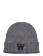 Vin Logo Beanie Double A By Wood Wood Grey