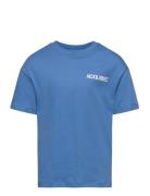 Jjgrow Tee Ss Crew Neck Jnr Jack & J S Blue