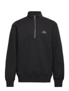 Standard Half Zip Logo Sweat Mads Nørgaard Black