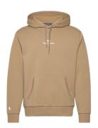 Logo Double-Knit Hoodie Polo Ralph Lauren Khaki