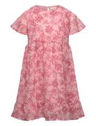 Dress Flower Dobby Creamie Pink