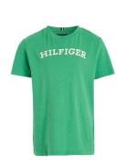 Hilfiger Arched Tee S/S Tommy Hilfiger Green