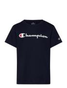 Crewneck T-Shirt Champion Navy