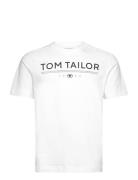 Printed T-Shirt Tom Tailor White