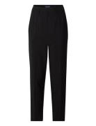 Tina Straight-Leg Cropped Pants Lexington Clothing Black