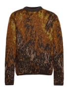 Jacquard Long-Sleeve Sweater Hope Brown