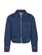 Vmaster Ls Cropped Denim Jacket Girl Vero Moda Girl Blue