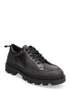 Tanner Leather Sneaker Les Deux Black
