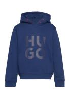 Hooded Sweatshirt Hugo Kids Blue