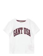 Relaxed Gant Usa Ss T-Shirt GANT White