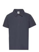 Poplin S/S Shirt Müsli By Green Cotton Navy