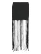 Light Jersey Maxi Skirt ROTATE Birger Christensen Black