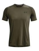 Ua Hg Armour Fitted Ss Under Armour Khaki