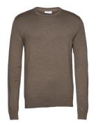 Ecovero L/S O-Neck Knit Lindbergh Grey