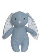 Elina, Rabbit In Cotton And Linen Fabric, Blue Teddykompaniet Blue