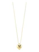 Sophia Recycled Heart Necklace Pilgrim Gold