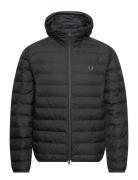 Hooded Insulated Jkt Fred Perry Black