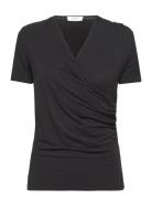 Rwbiarritz Ss Waterfall T-Shirt Rosemunde Black