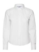 Org Co Poplin Regular Shirt Ls Tommy Hilfiger White