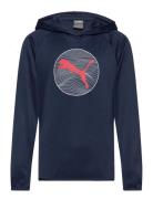 Active Sports Poly Hoodie B PUMA Navy