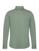 Solid Pique Slim Shirt Michael Kors Green