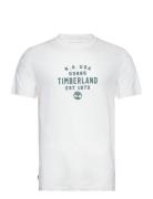 Refibra Front Graphic Short Sleeve Tee Vintage White Timberland White