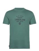 Refibra Front Graphic Short Sleeve Tee Sea Pine Timberland Green