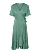 Yasthea 2/4 Midi Wrap Dress S. Noos YAS Green