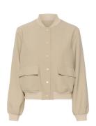 Meganmw Bomber Jacket My Essential Wardrobe Beige