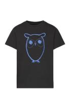 Big Owl T-Shirt - Gots/Vegan Knowledge Cotton Apparel Black