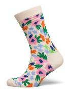 Flower Sock Happy Socks Cream
