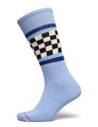 Checked Stripe Sneaker Sock Happy Socks Blue