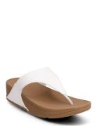 Lulu Leather Toepost FitFlop White