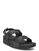 Lulu Glitter Back-Strap Sandals FitFlop Black