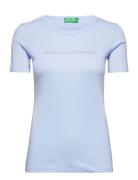 Short Sleeves T-Shirt United Colors Of Benetton Blue